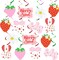 20-Piece Berry Sweet Strawberry Hanging Swirl Decor | Summer Fruit Ceiling Streamers for Girl's First Birthday, Baby Shower, Bridal Shower & Sweet One Party Supplies